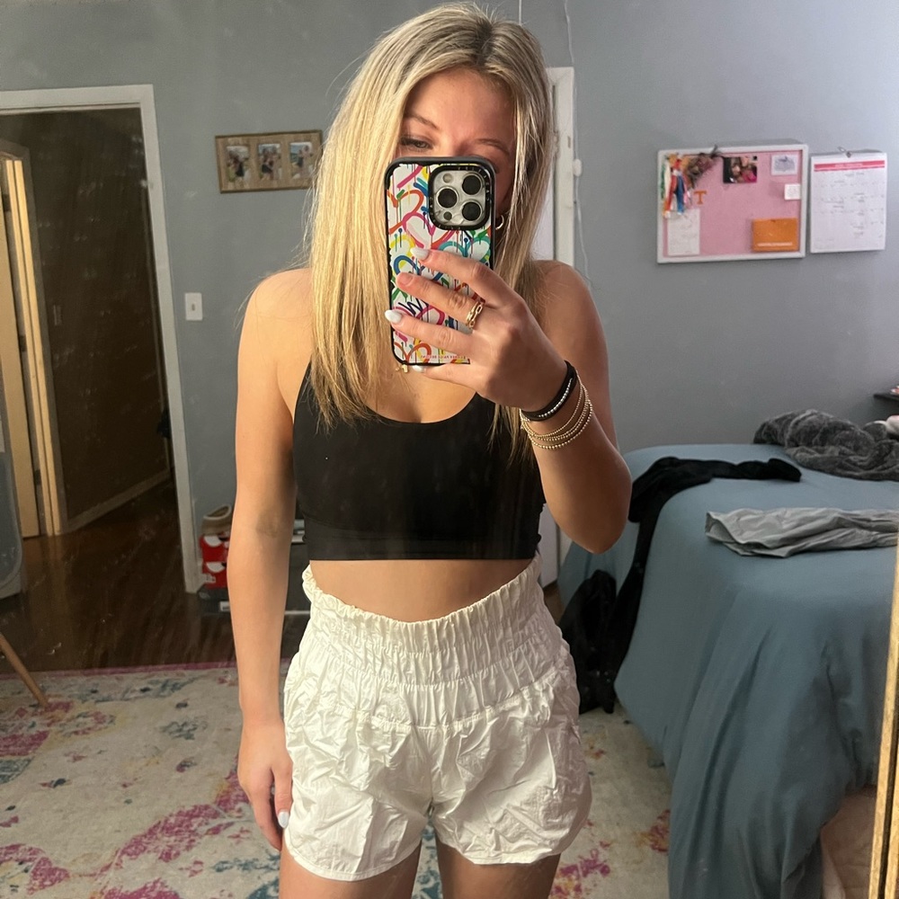 white free people shorts size XS